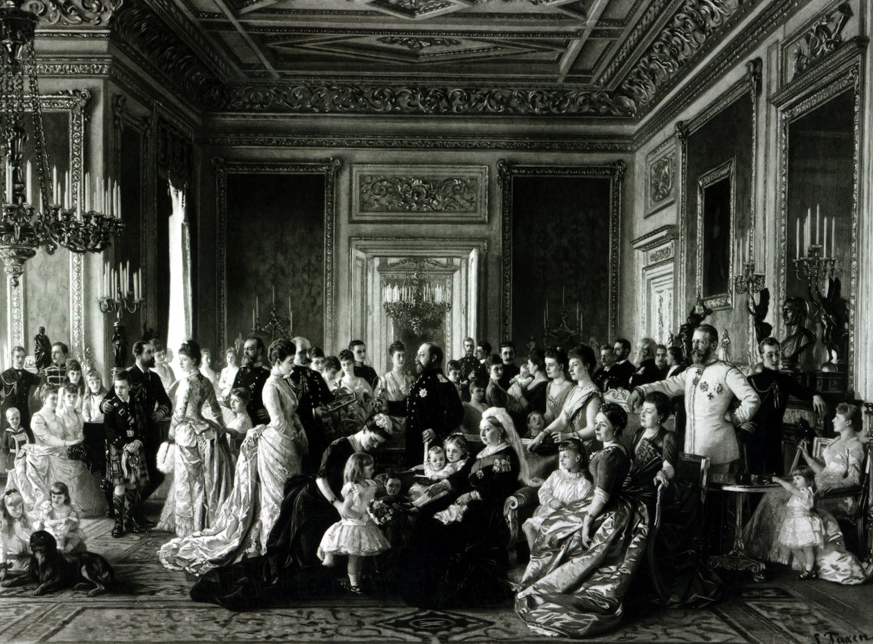 The Family of Queen Victoria by Laurits Regner Tuxen