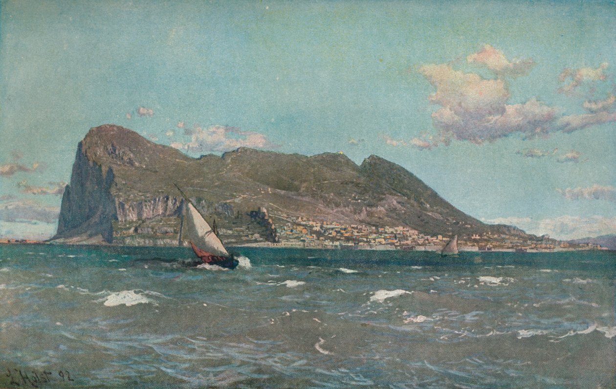 Gibraltar, c. 1903-1904 by Laurits Bernard Holst