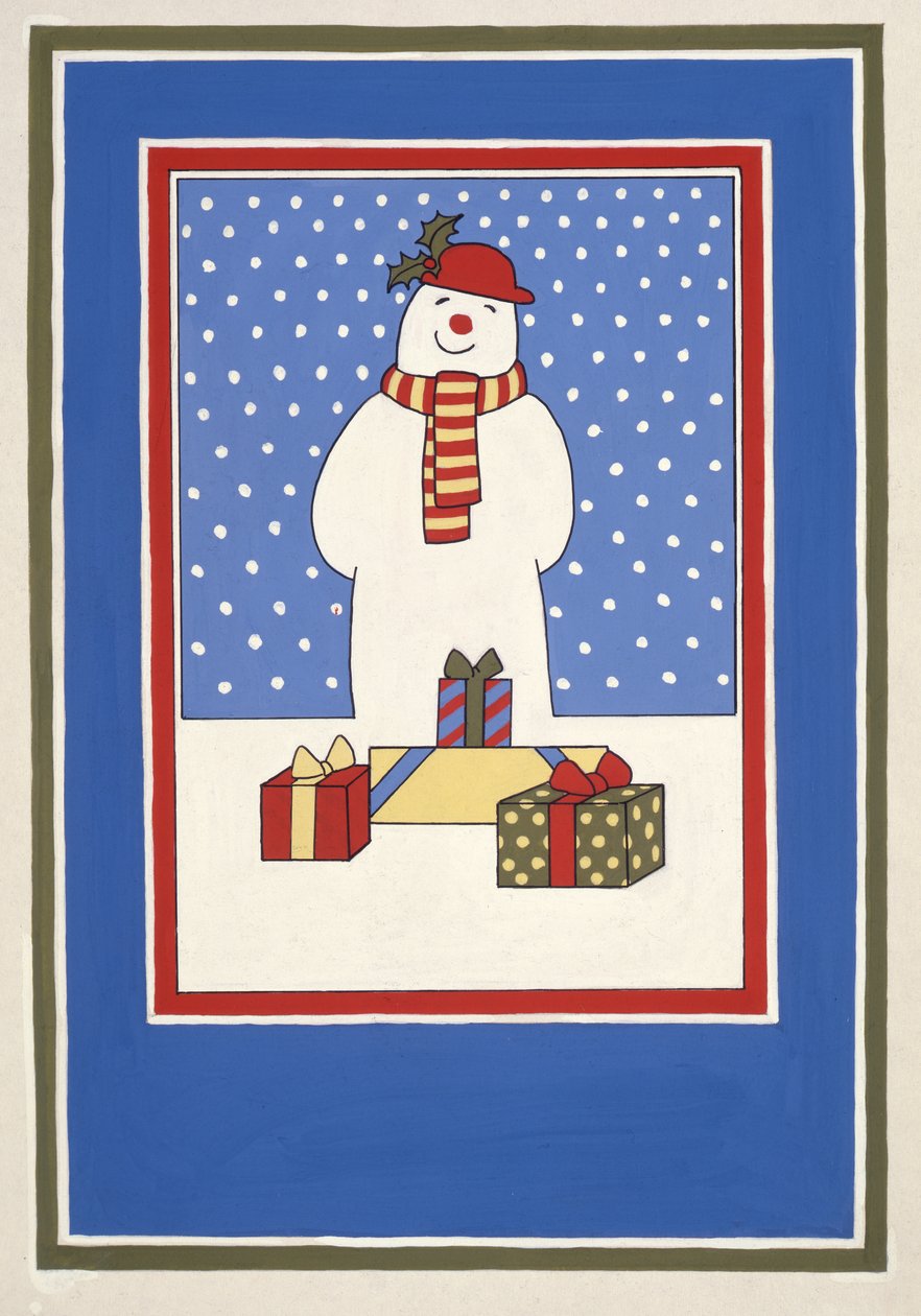 Christmas Snowman by Lavinia Hamer
