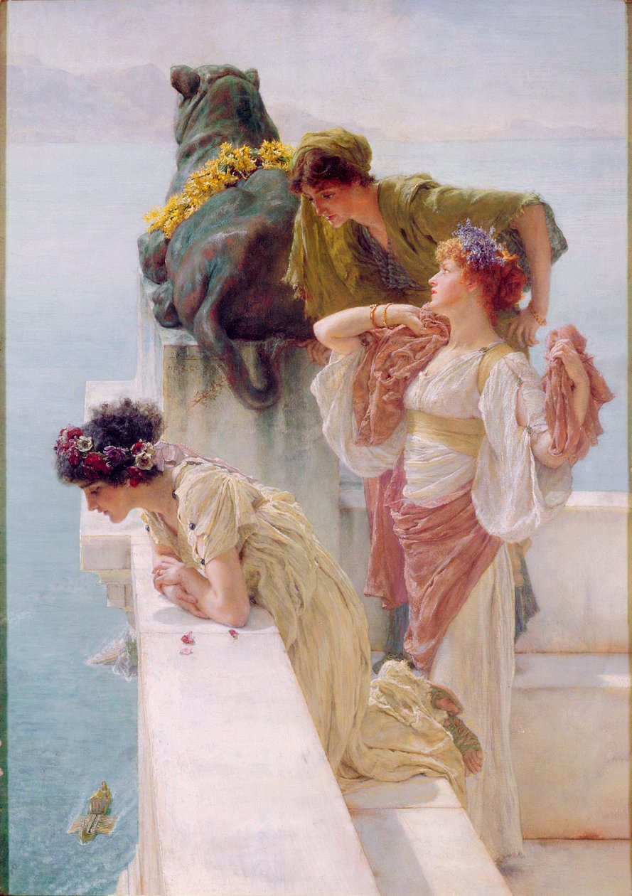 A Coign of Vantage by Lawrence Alma Tadema