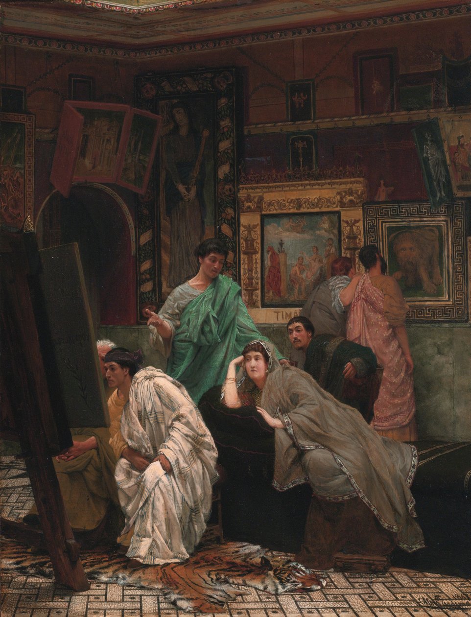 A Collection of Pictures at the Time of Augustus by Lawrence Alma Tadema