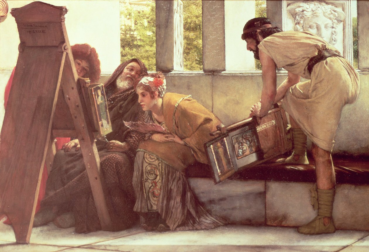 A Roman Studio by Lawrence Alma Tadema