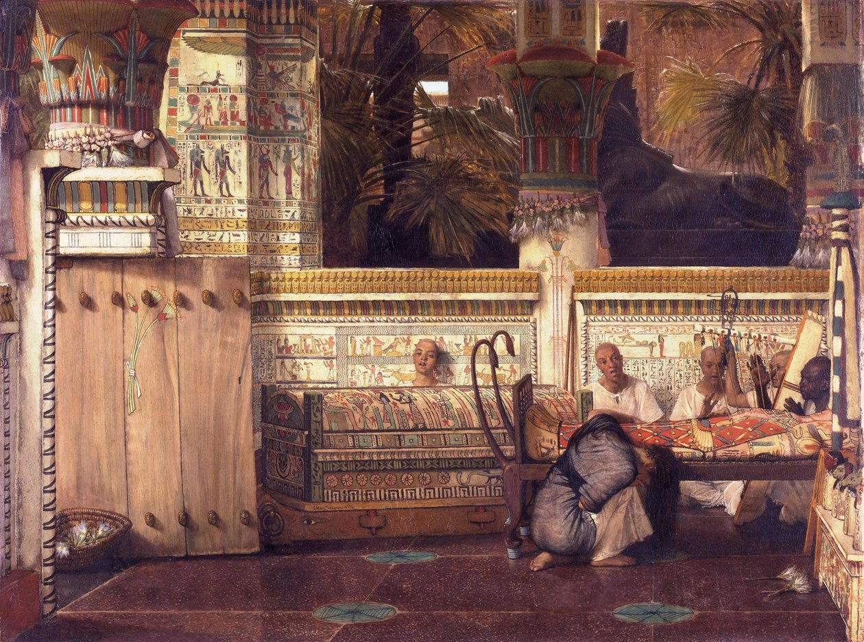 The Egyptian Widow by Lawrence Alma Tadema
