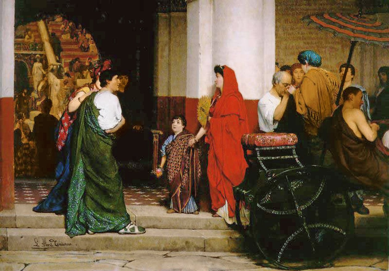 Entrance to a Roman Theatre by Lawrence Alma Tadema
