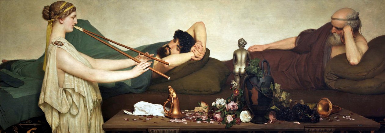 Pompeian Scene or The Siesta by Lawrence Alma Tadema