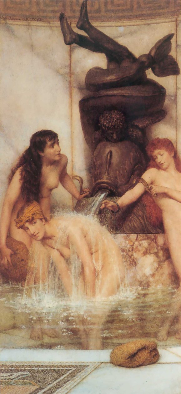 Strigils and Sponges by Lawrence Alma Tadema