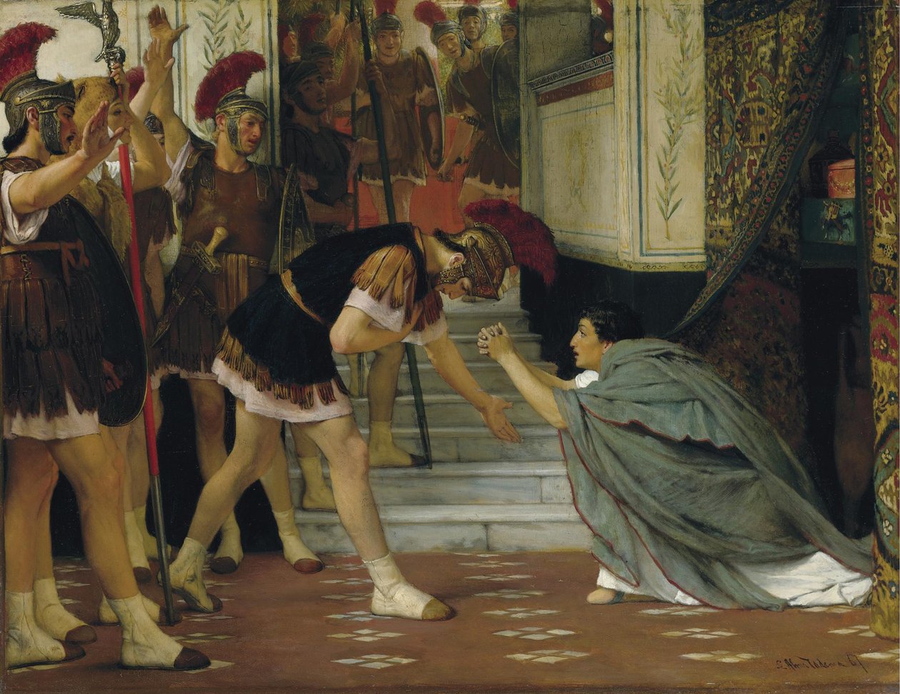 Proclaiming Claudius Emperor by Lawrence Alma Tadema