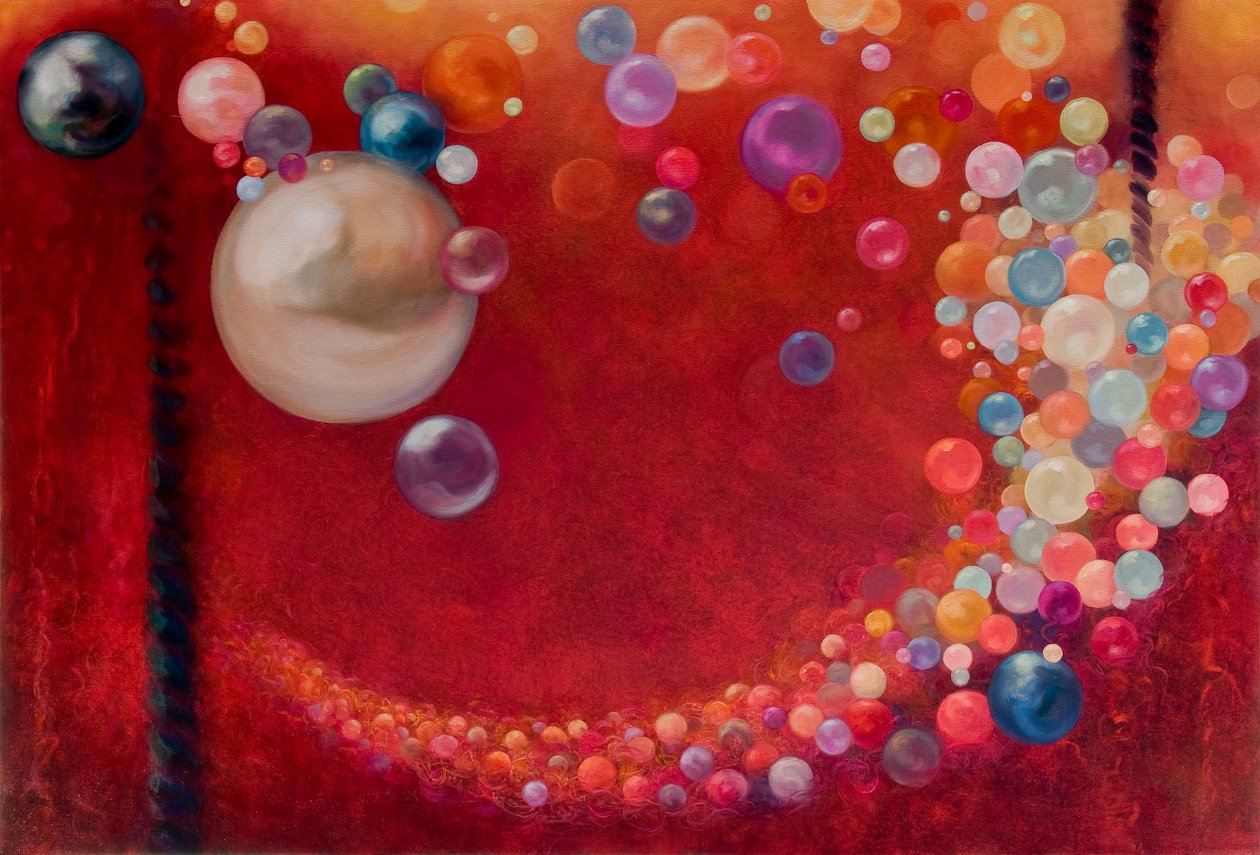Pearls and Bubbles, 2009 by Lee Campbell
