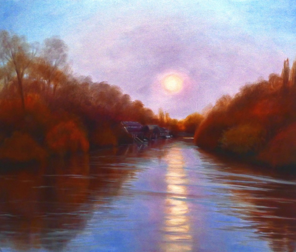 Eel Pie Island Reflections by Lee Campbell