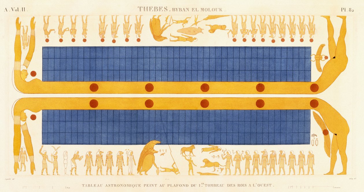 Thebes, Byban el Molouk, c.1809-1812 by Legentil (after)