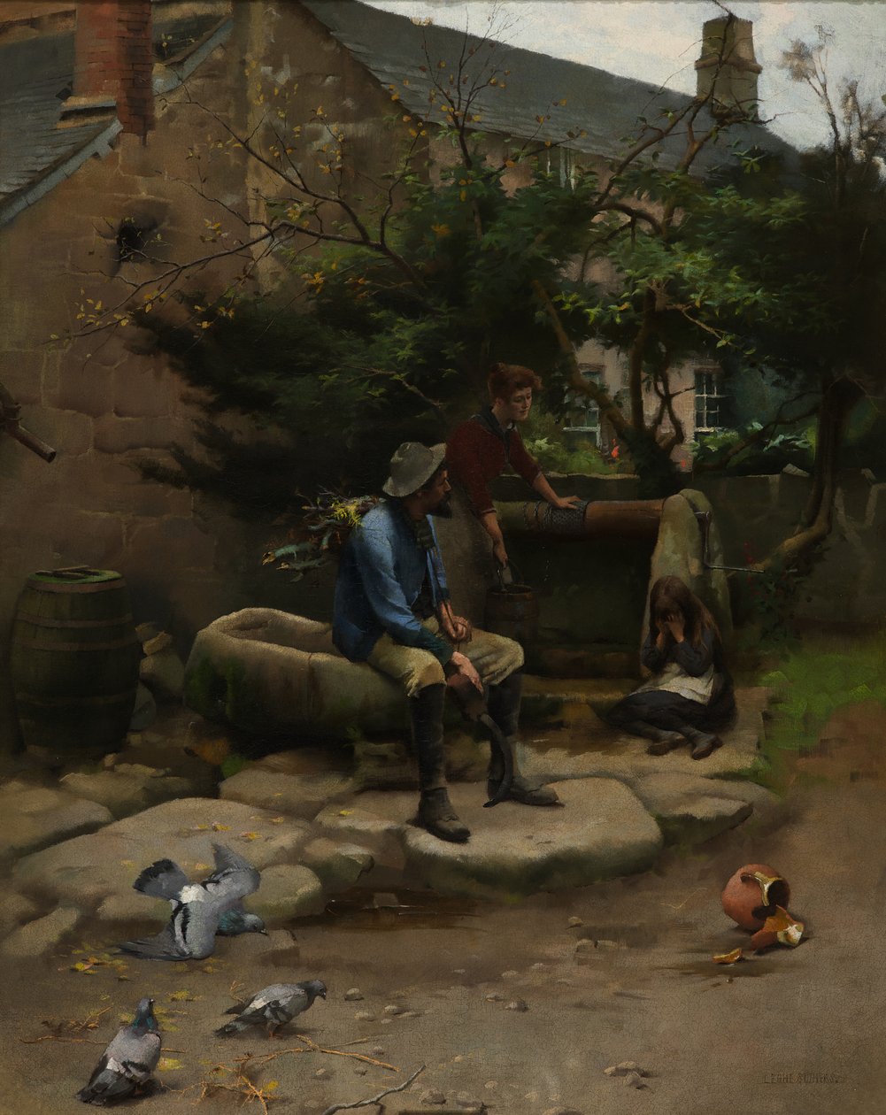 Broken Pot, c.1895 by Leghe Suthers
