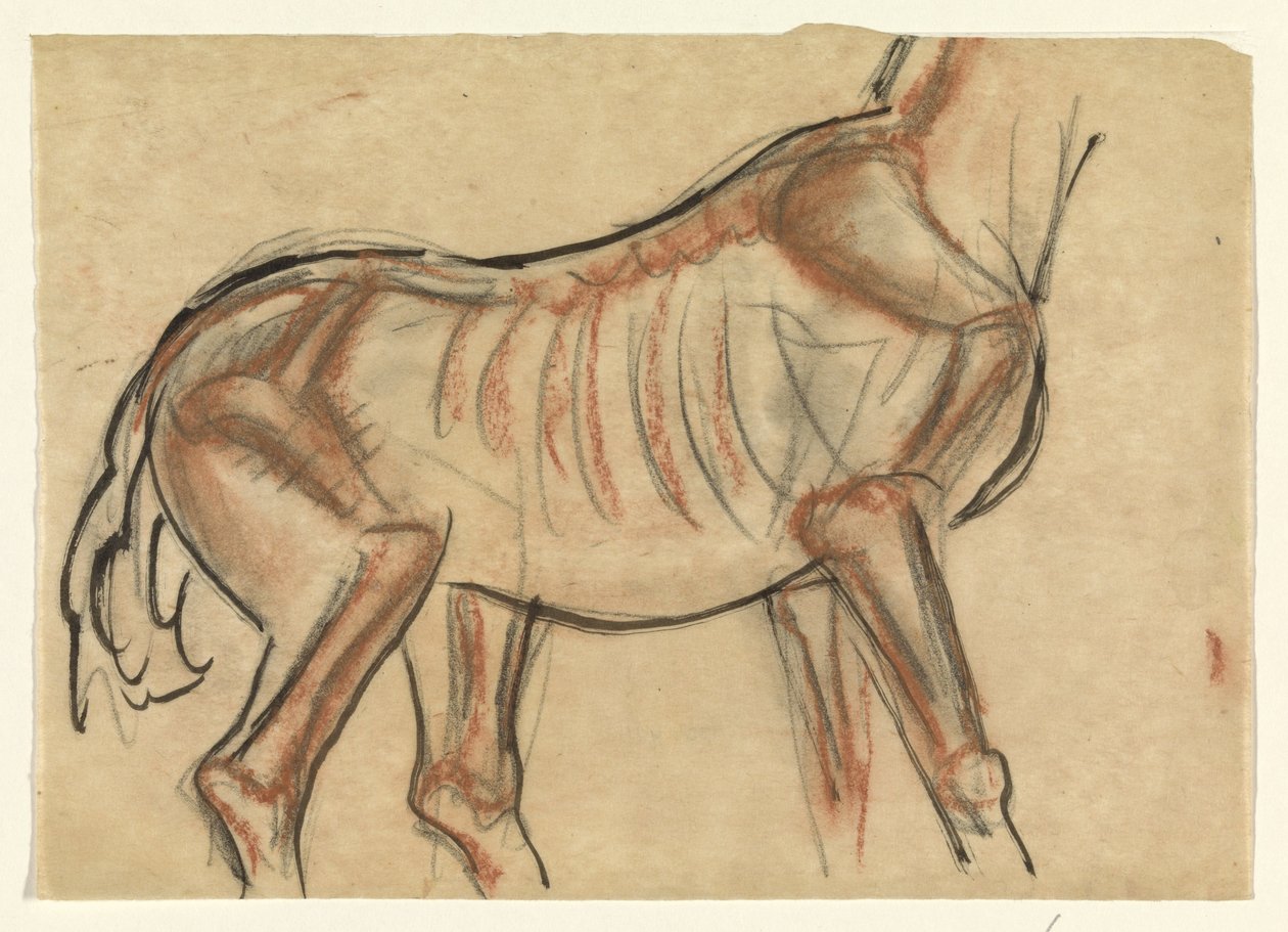 Skeleton of a Horse by Leo Gestel
