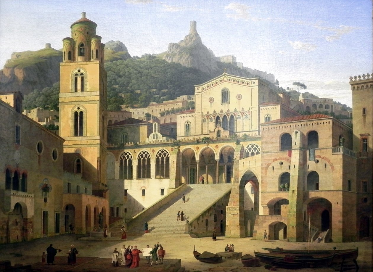 Klenze Domplatz Amalfi by Leo von Klenze