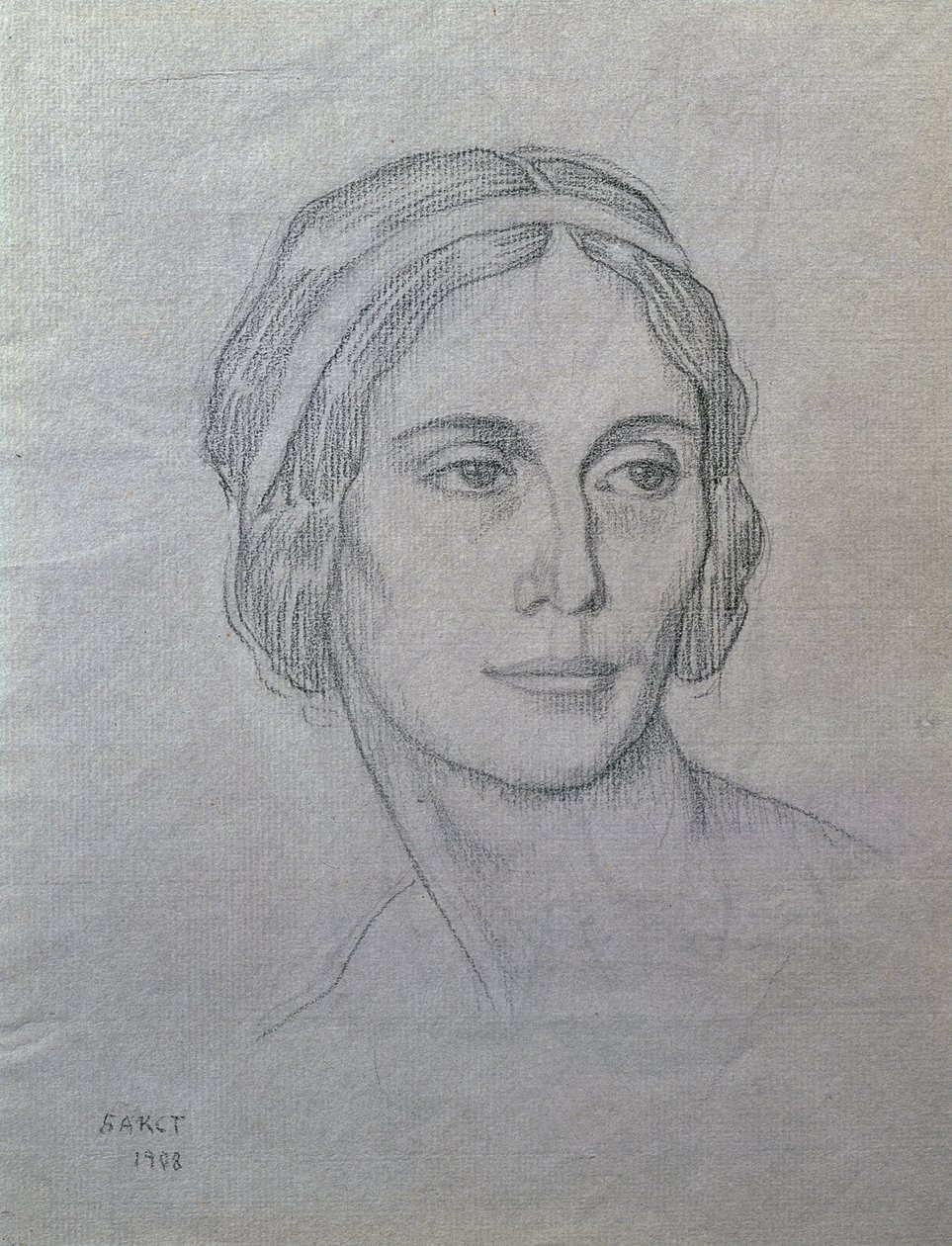 Portrait of Anna Pavlova (1881-1931), 1908 by Leon Bakst