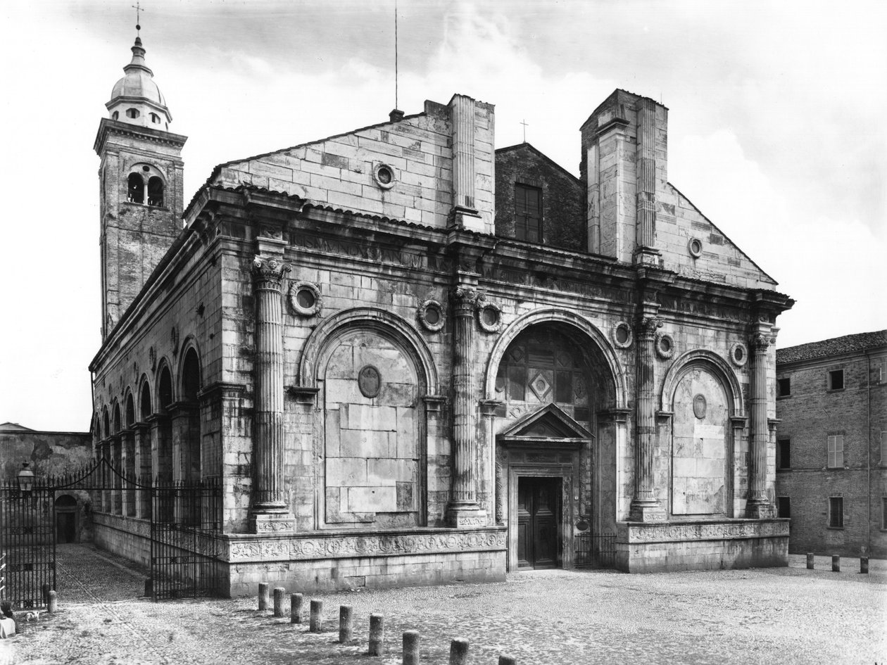 View of the Facade, c.1450-60 by Leon Battista Alberti
