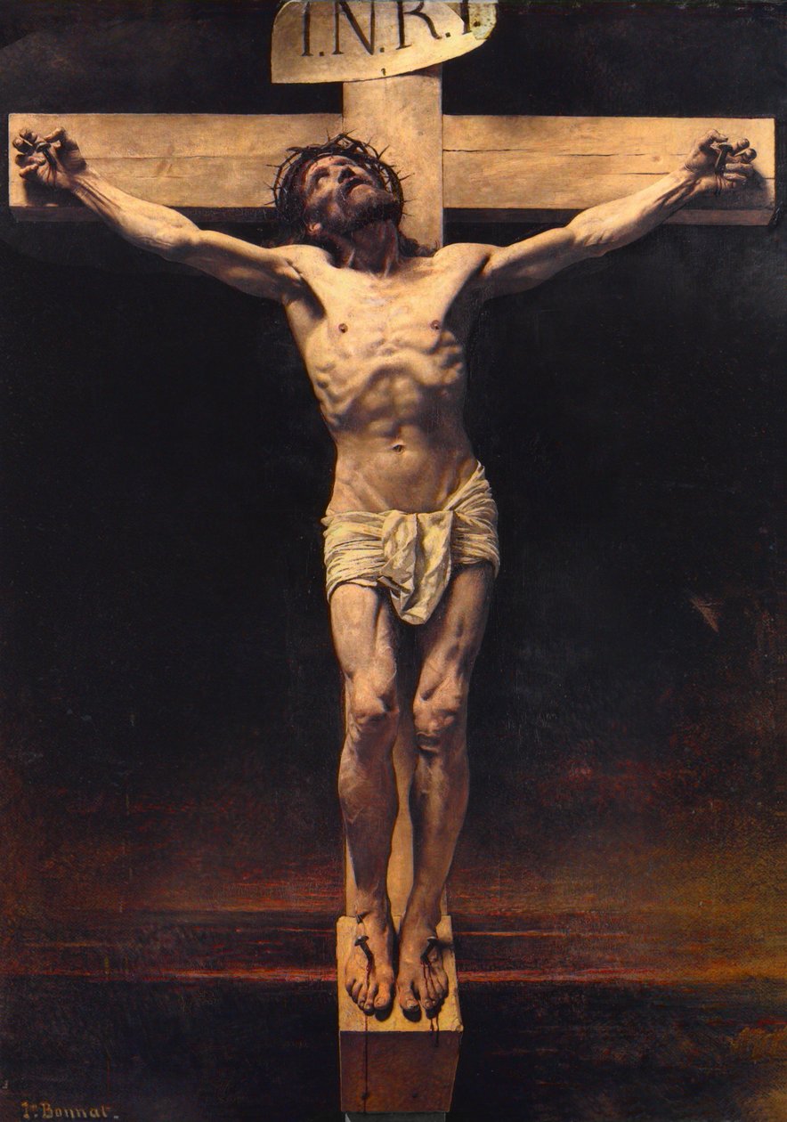 Christ on the Cross by Leon Joseph Florentin Bonnat