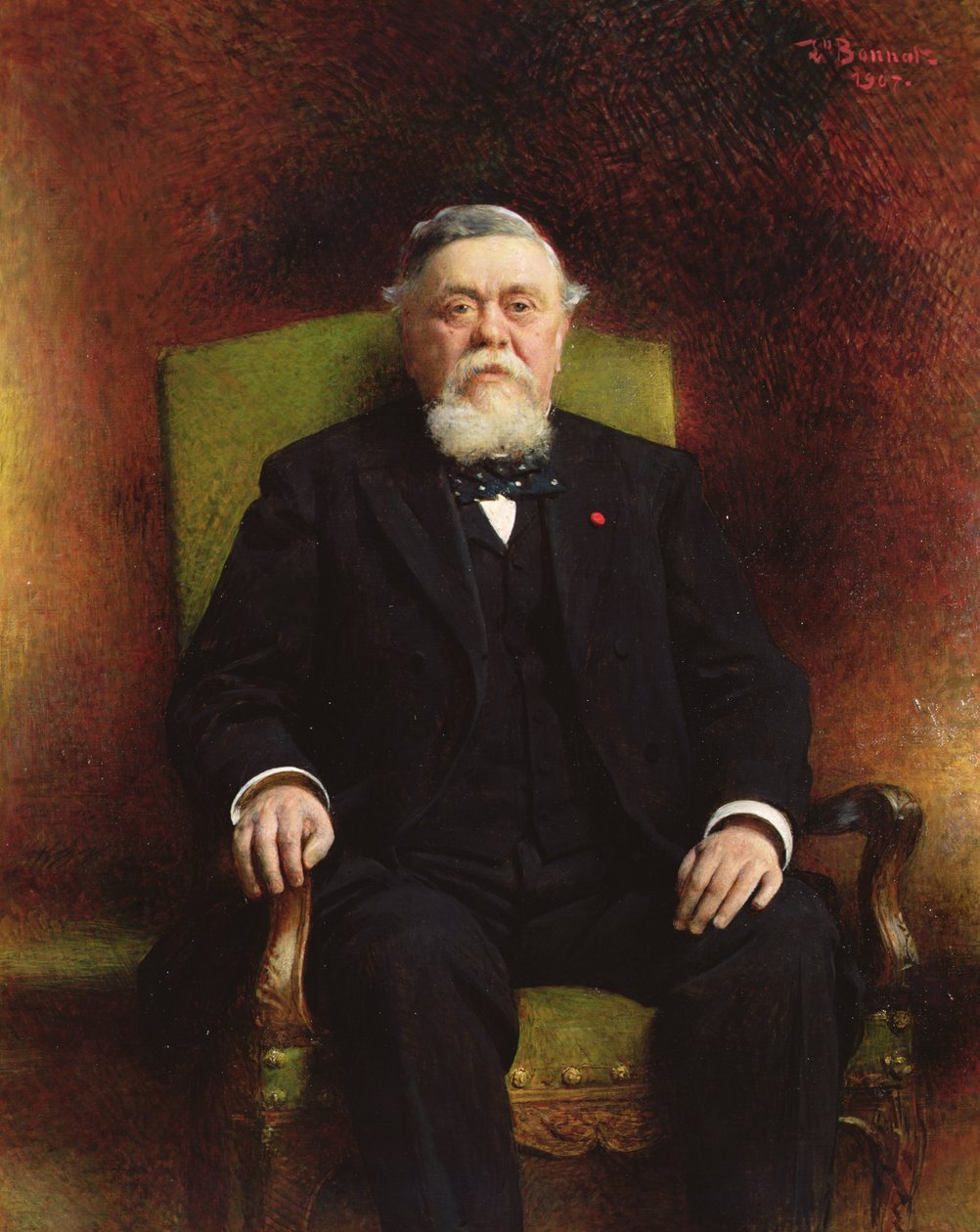 Portrait of Amand Fallieres by Leon Joseph Florentin Bonnat