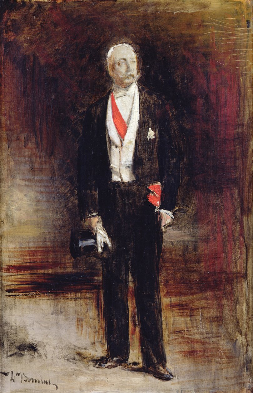 Study for the Portrait of Felix Faure by Leon Joseph Florentin Bonnat