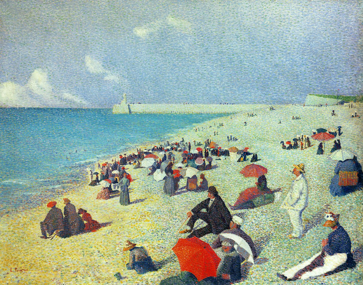 On The Beach by Leon Pourtau