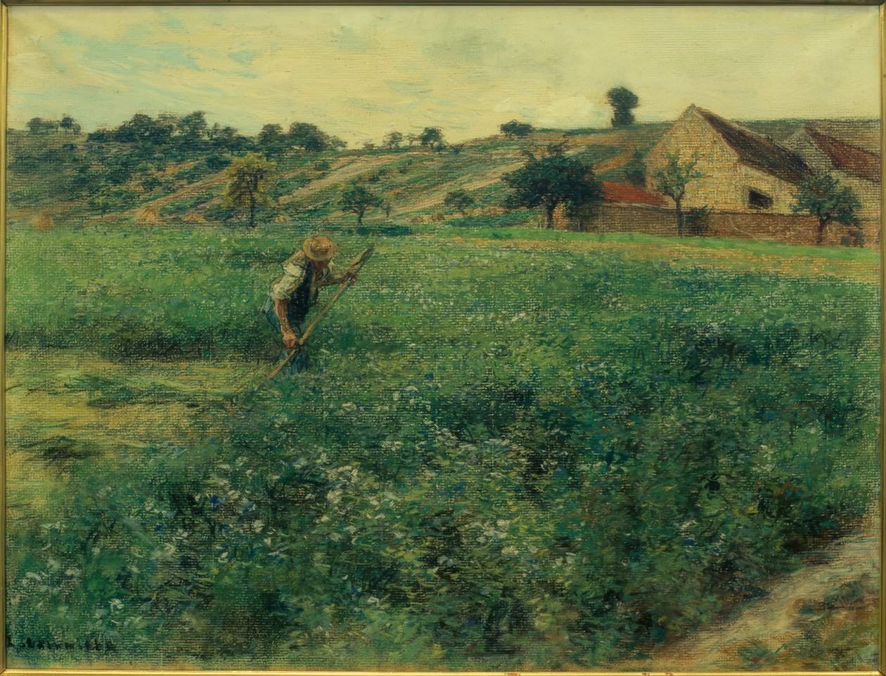 Mower in the Lucerne Field by Leon Augustin Lhermitte