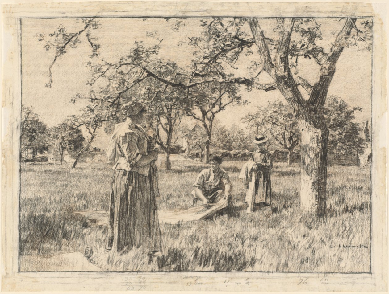 Spring by Leon Augustin Lhermitte