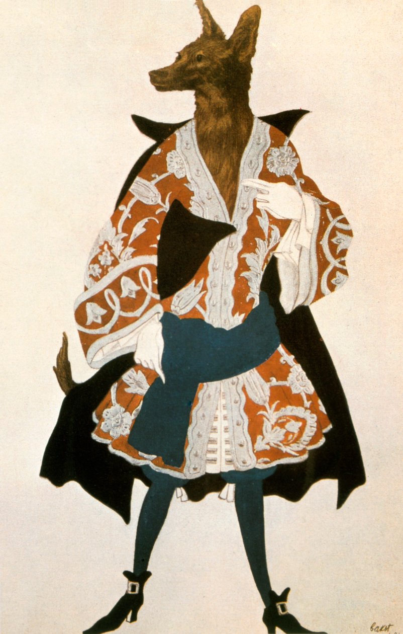 The Sleeping Beauty Wolf by Leon Bakst