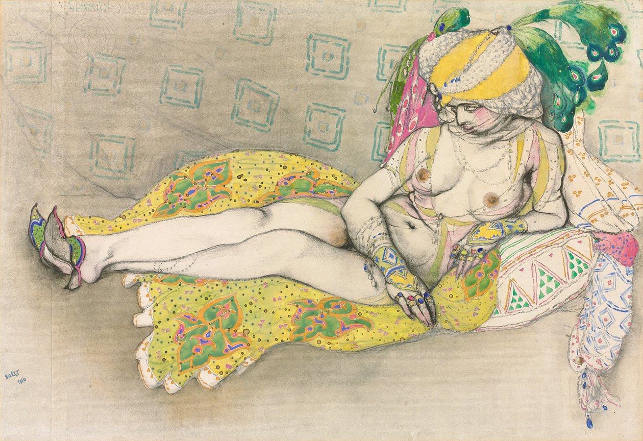 The Yellow Sultana by Leon Bakst