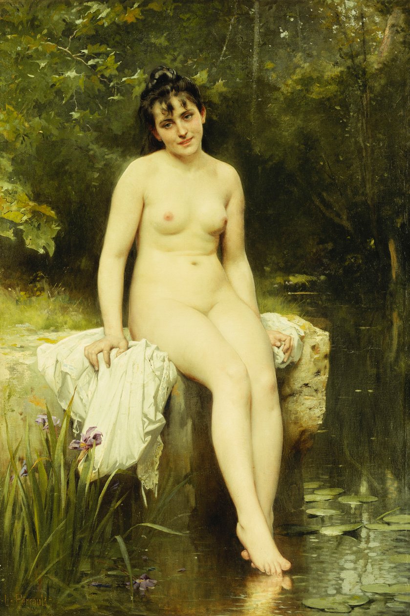The Bather by Leon Bazile Perrault