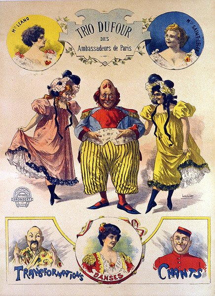 Trio DuFour Poster by Leon Louis Oury