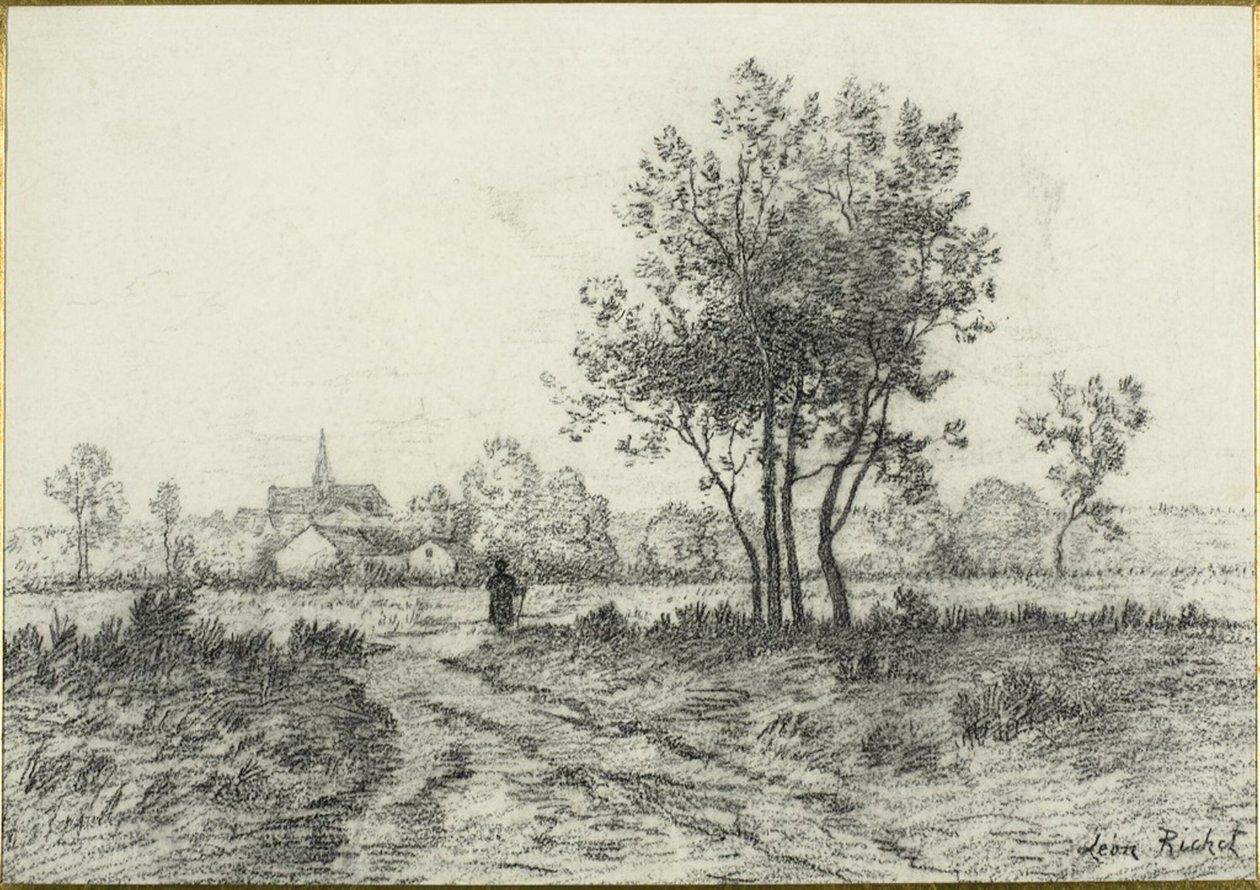 Landscape by Leon Richet