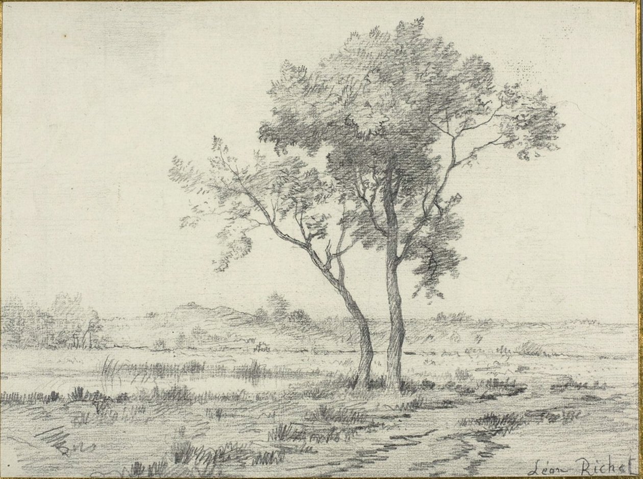 Landscape by Leon Richet