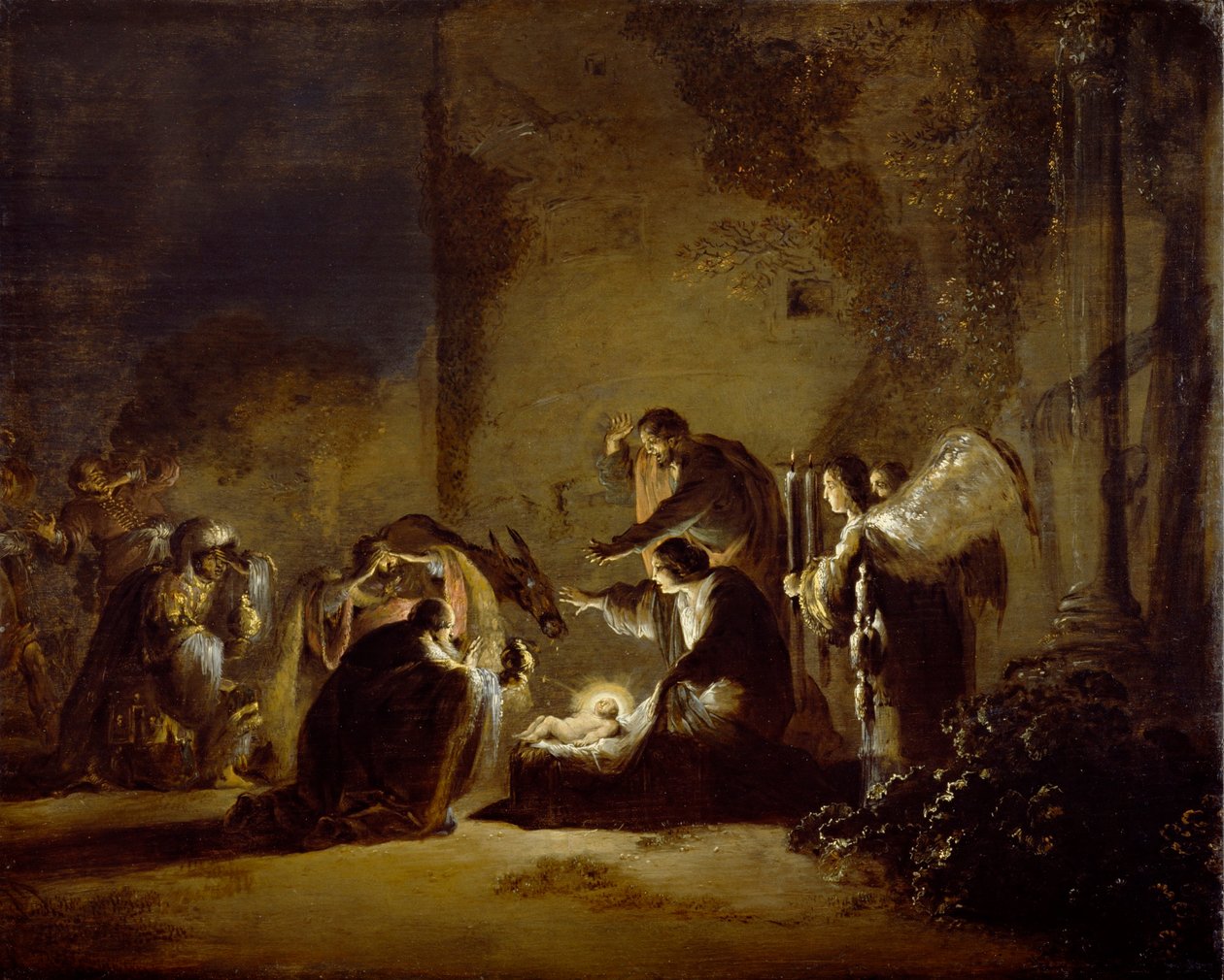 The Adoration of the Magi by Leonaert Bramer