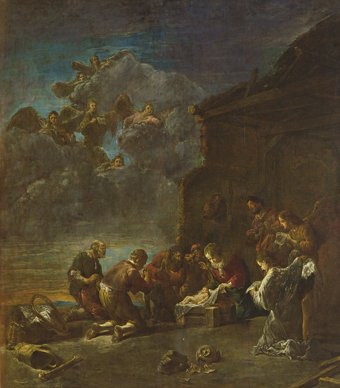 Adoration of the Shepherds by Leonard Bramer