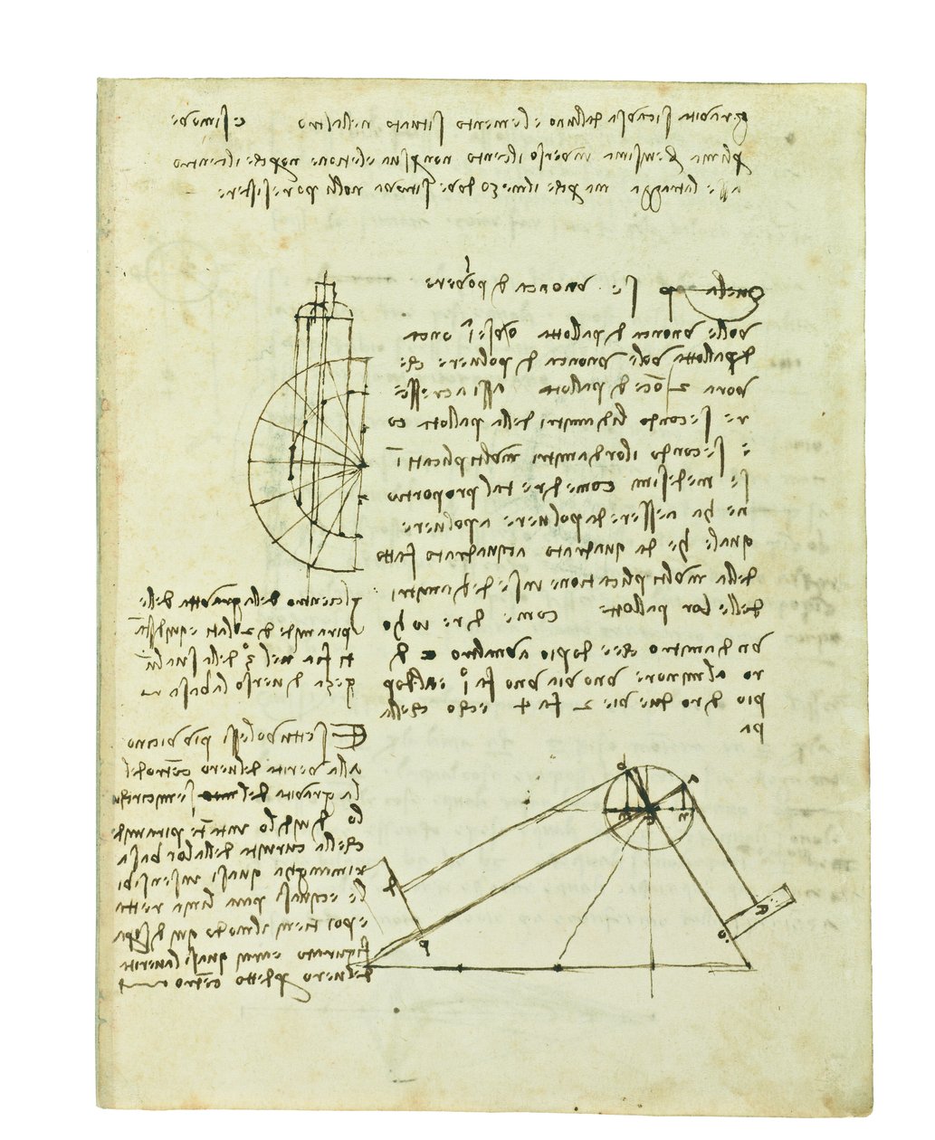 Codex on the Flight of Birds, Folio 2 Recto by Leonardo da Vinci