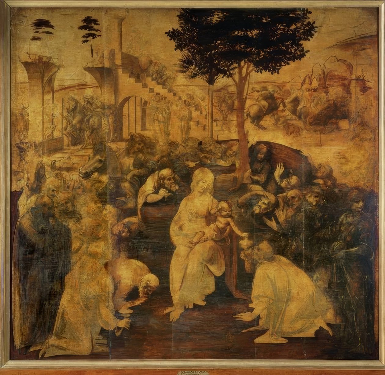 The Adoration of the Kings by Leonardo da Vinci