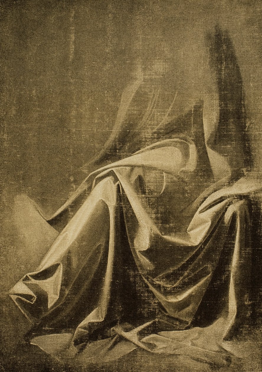 Drapery Study, Drawing by Leonardo da Vinci by Leonardo da Vinci