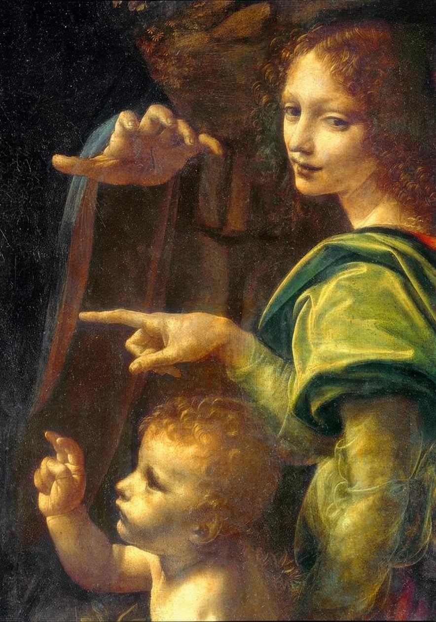 Madonna of the Rocks by Leonardo da Vinci