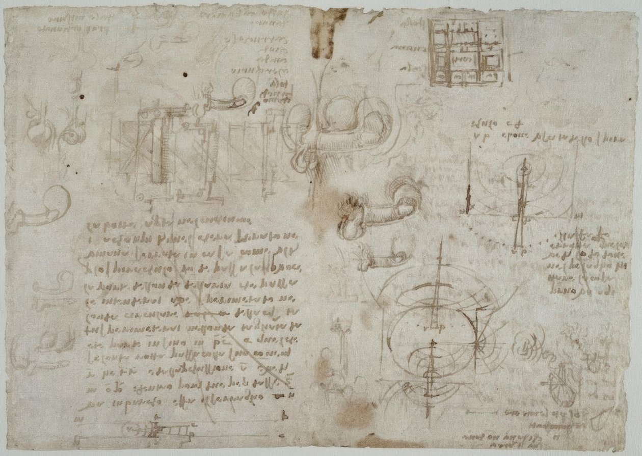 Studies on the Movement of Water Waves by Leonardo da Vinci
