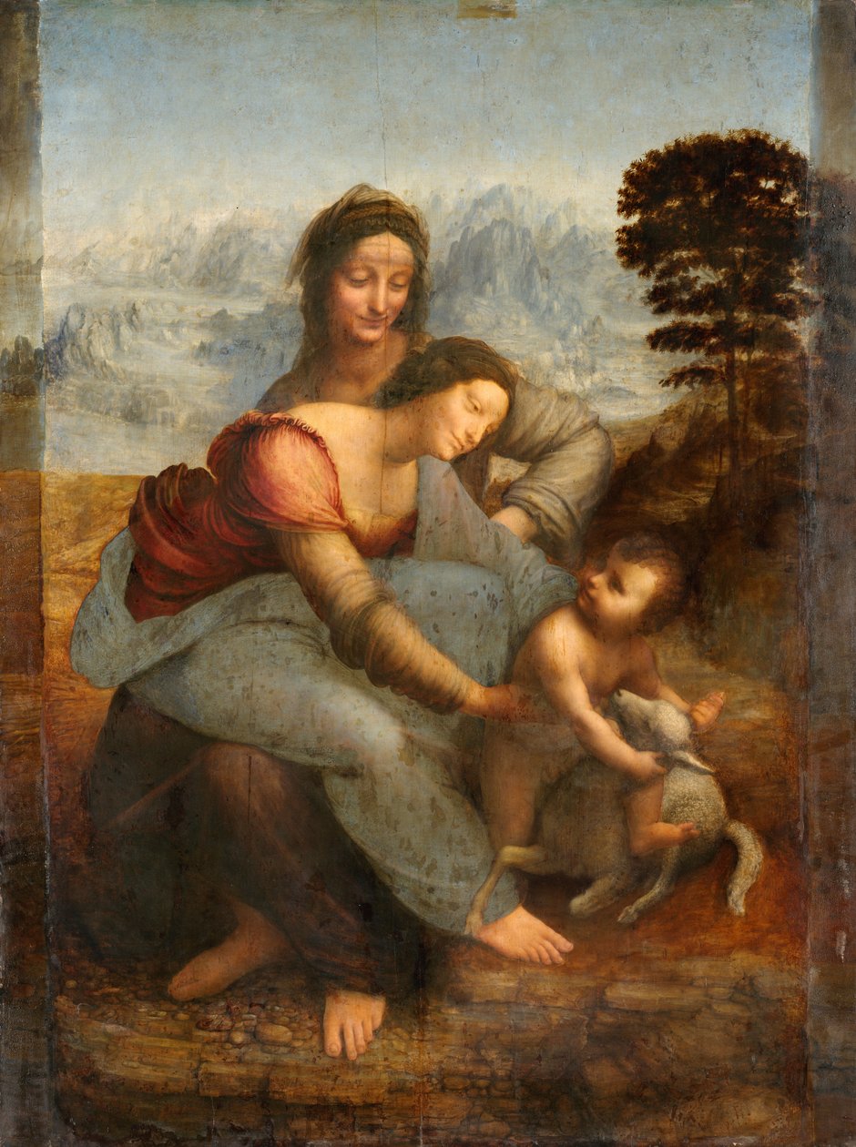 Virgin and Child with St Anne by Leonardo da Vinci