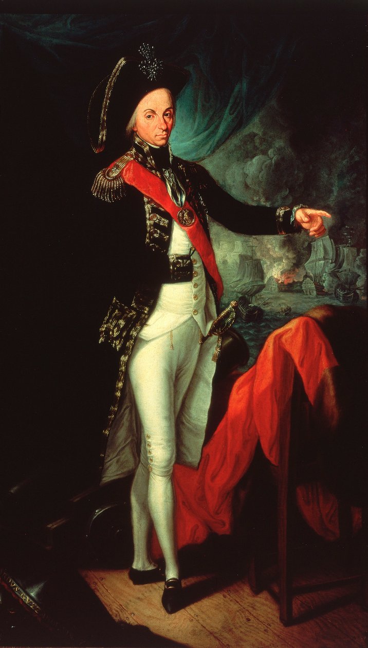 Rear-Admiral Horatio Nelson by Leonardo (after) Guzzardi