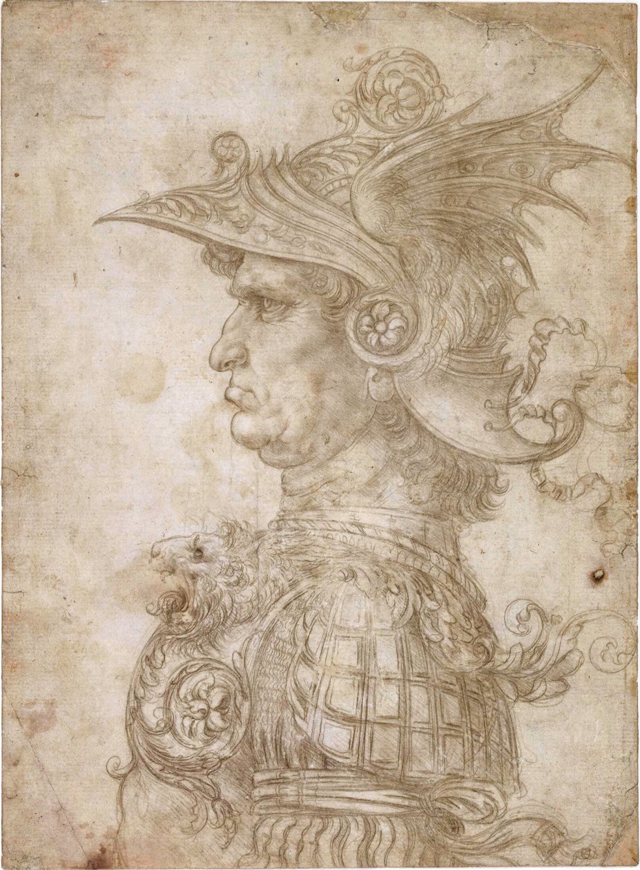 Bust of a Warrior by Leonardo da Vinci