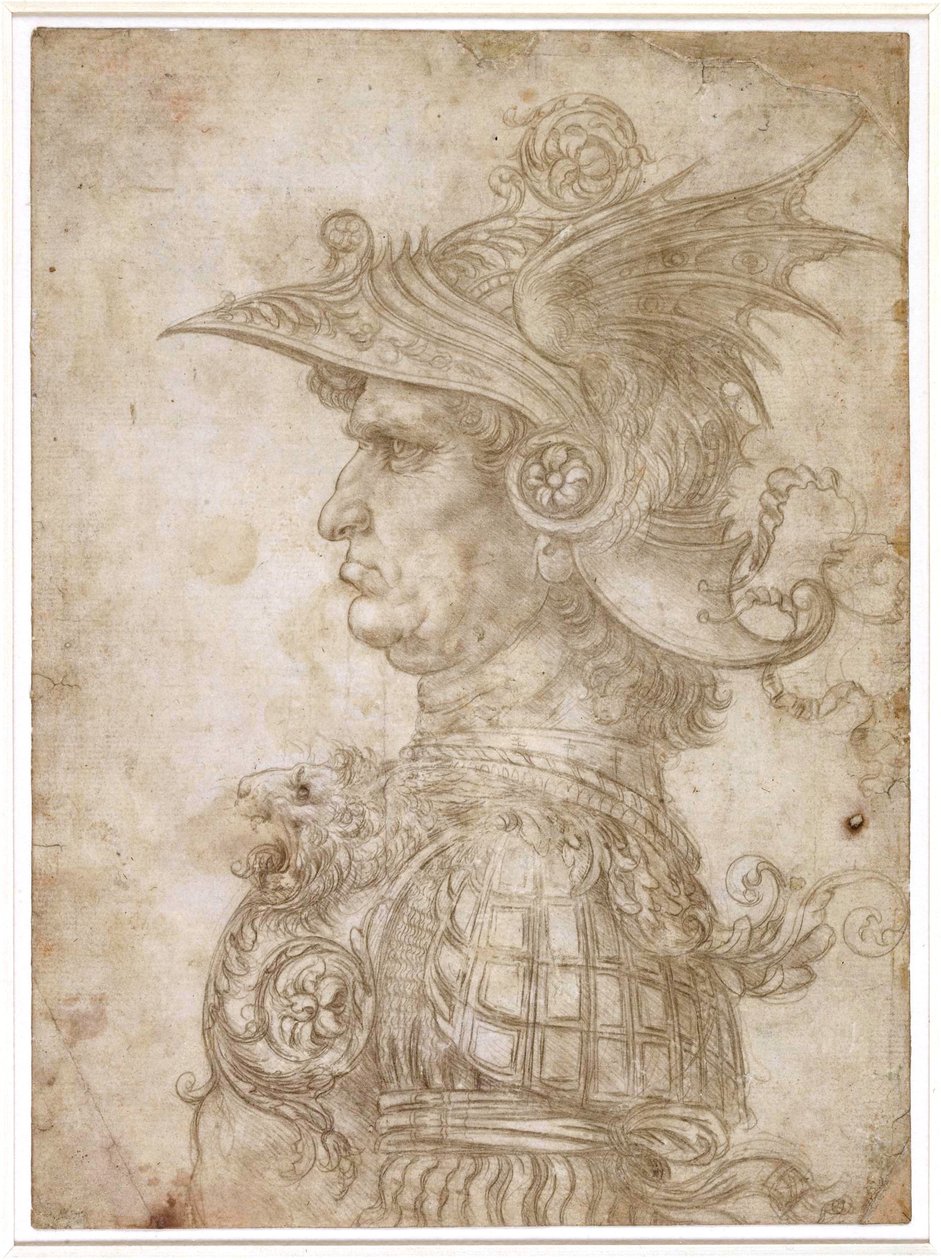 Bust of a Warrior by Leonardo da Vinci