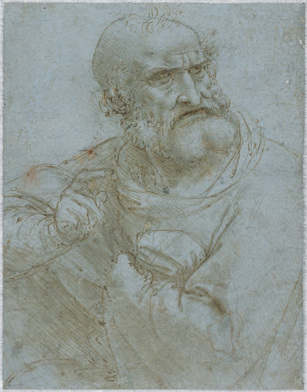 Half-Length Figure of an Apostle by Leonardo da Vinci
