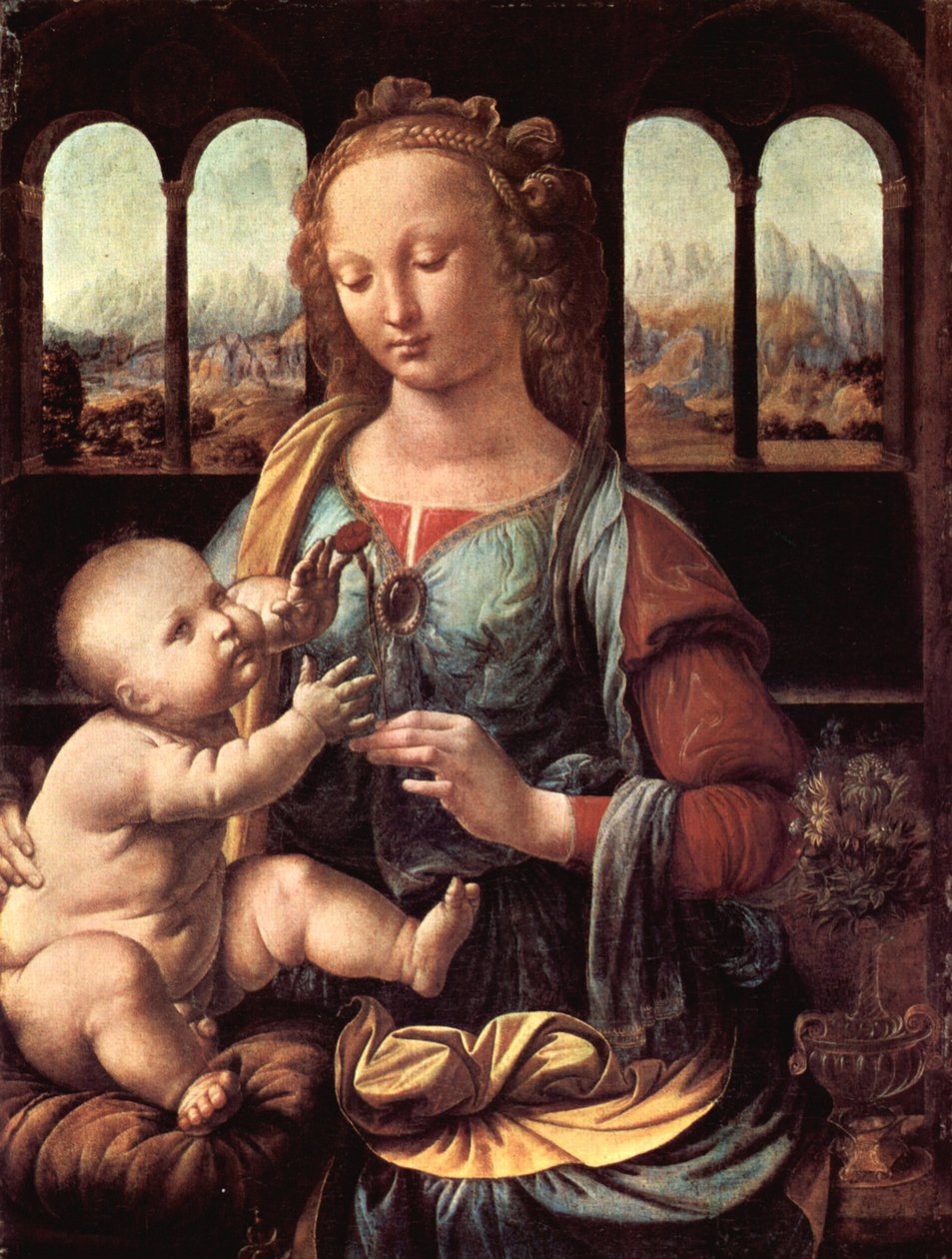 Madonna of the Carnation by Leonardo da Vinci