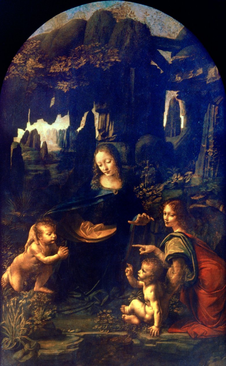 Madonna of the Rocks by Leonardo da Vinci