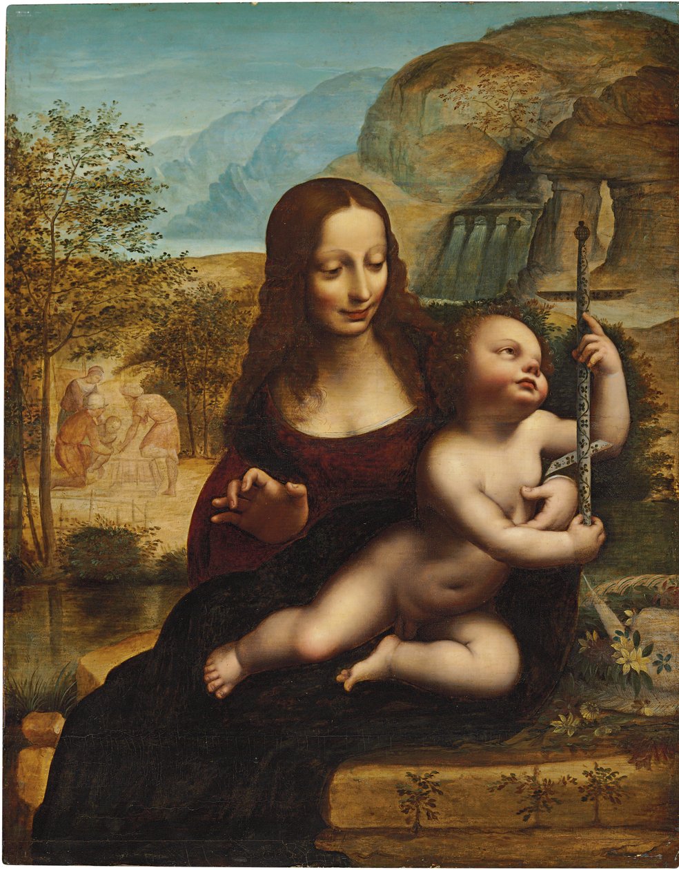 The Madonna of the Yarnwinder by Leonardo da Vinci