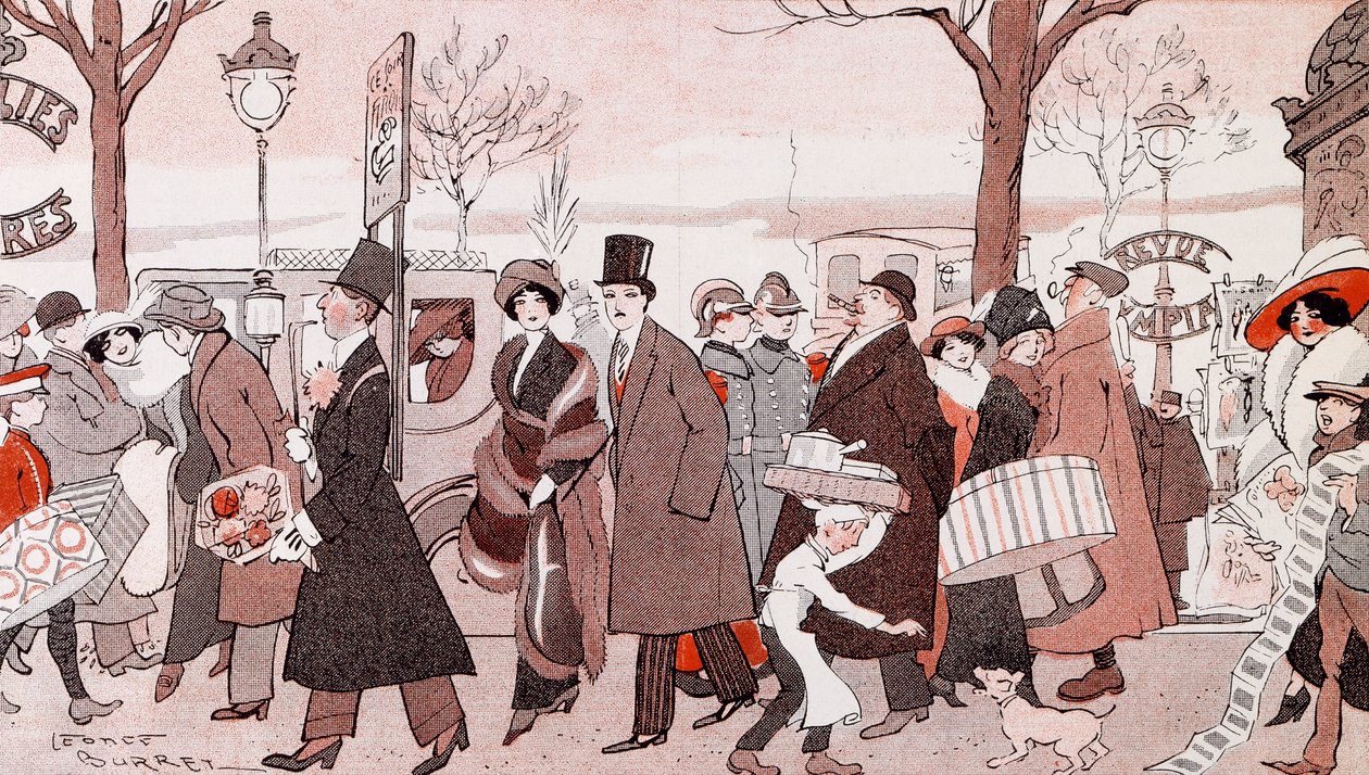 The Boulevard by Leonce Burret