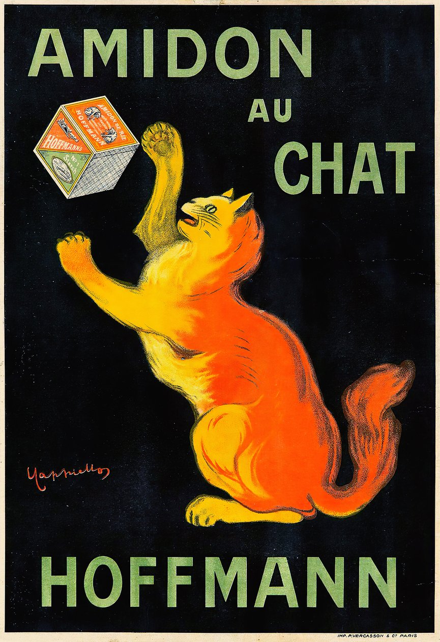 Starch with Cat by Leonetto Cappiello