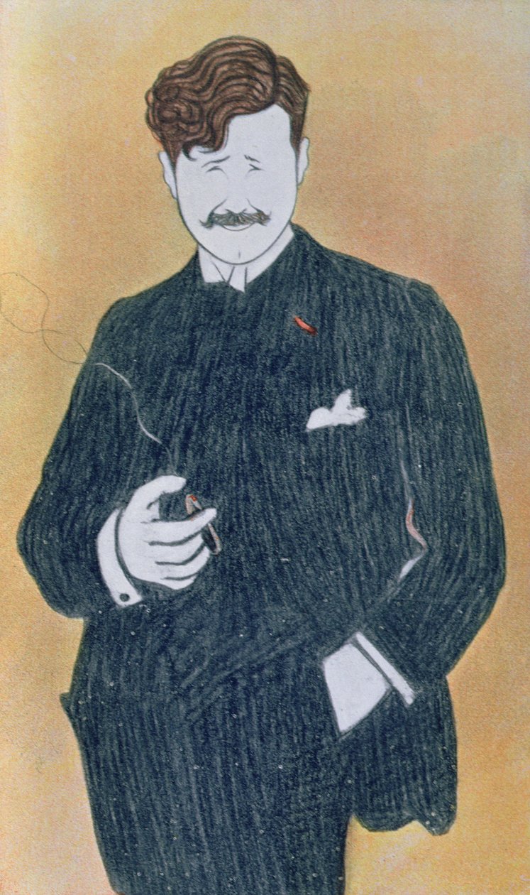 Caricature of Georges Feydeau by Leonetto Cappiello