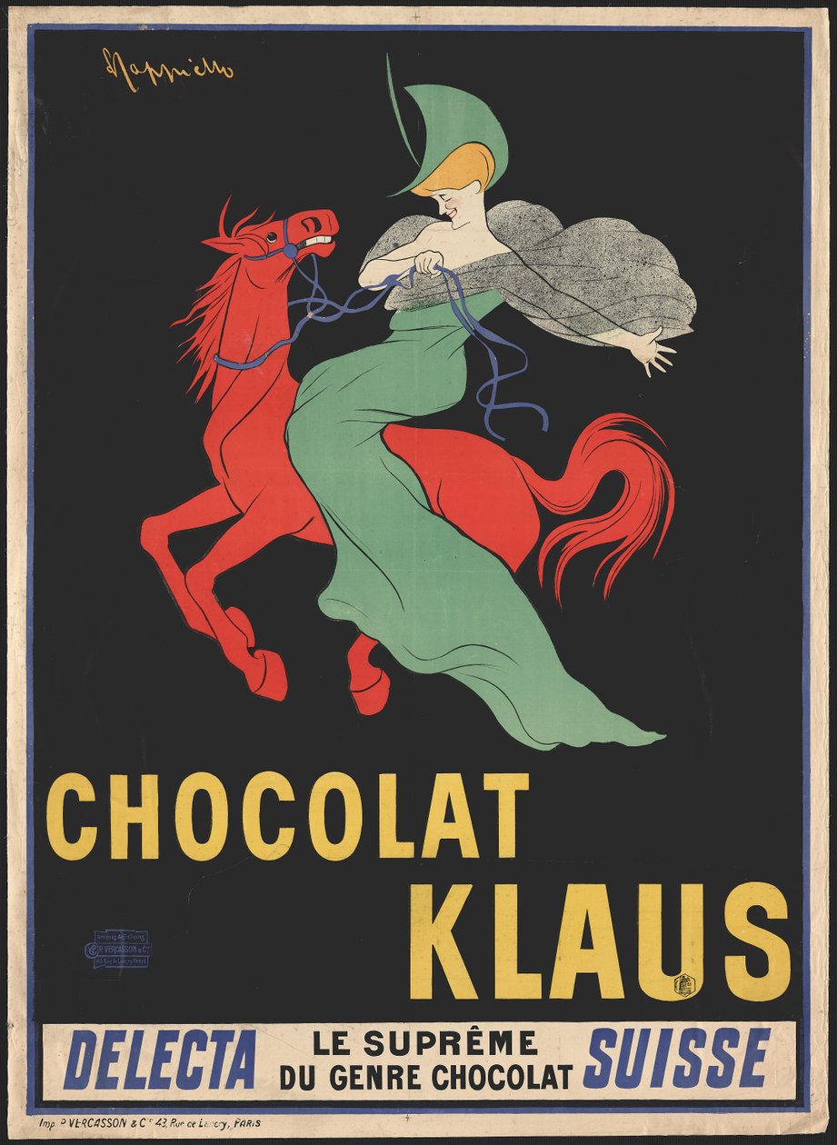 Chocolat Klaus by Leonetto Cappiello